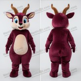Maroon Cartoon Gazelle Mascot - Gazelle - MASTICOT_16 - Masticot.com