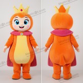 Pomarańczowa Królewna Karnawałowa - Maskotka - Królowa - MASTICOT_48588 - Masticot.com