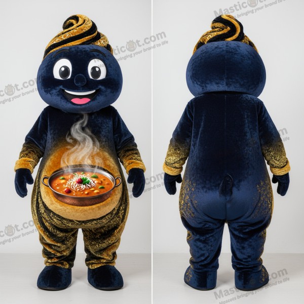 Navy steaming biryani mascot - Biryani - MASTICOT_48590 - Masticot.com