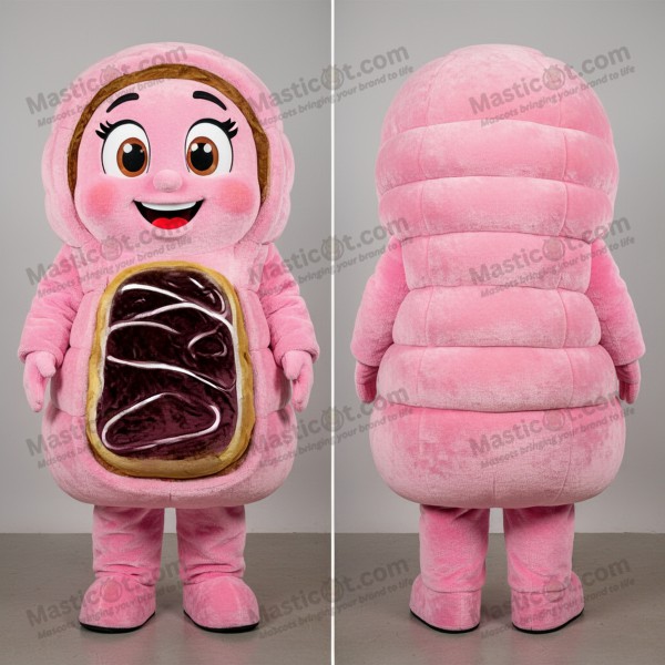 Velvety Pink Delicious Beef Wellington Mascot - Masticot.com
