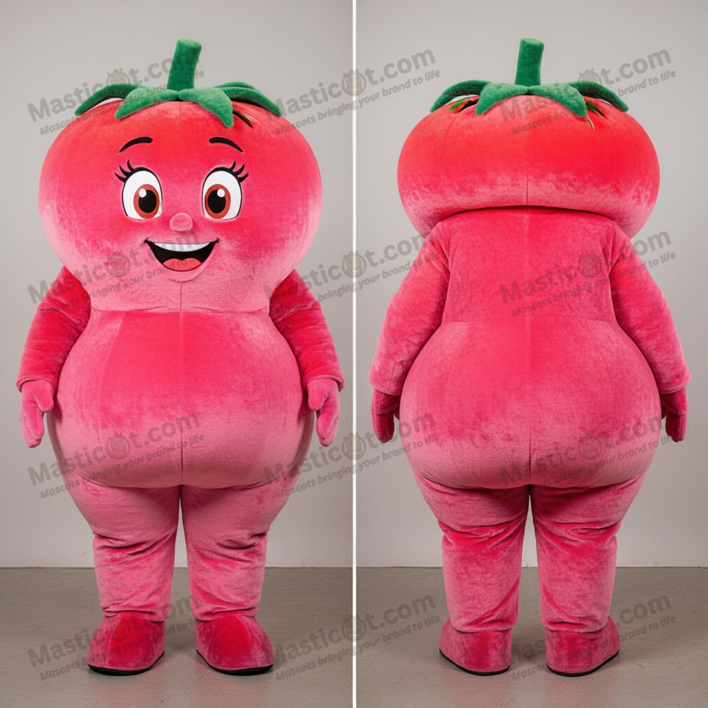 Rosa plump tomat-maskot - Masticot.com