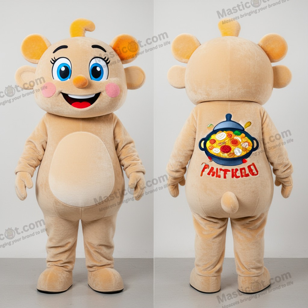 Mascota Cartoon Bej de Paella - Paella - MASTICOT_49379 - Masticot.com