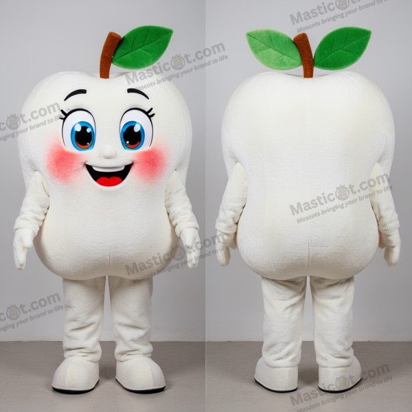 Červená kulatá jablečná maskot kostým - Jablko - MASTICOT_49830 - Masticot.com