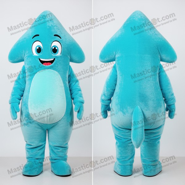 Cyan soft arrow arrow of love mascot - Arrow of love -