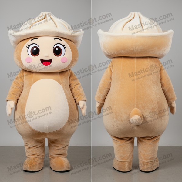 Crimson velvety dim sum mascot - Masticot.com