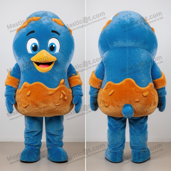 Velvet yellow plump fried chicken mascot - Masticot.com