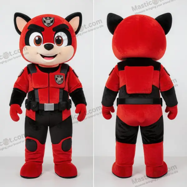 Crimson Bold Para Commando Mascot - Para Commando - MASTICOT_50088 - Masticot.com