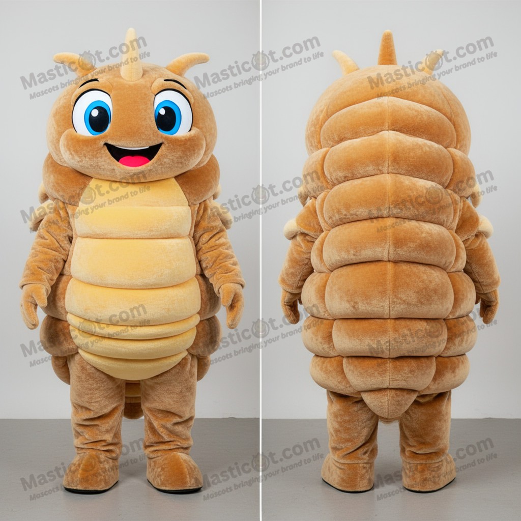 Tan Rounded Trilobite Mascot - Masticot.com