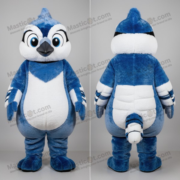Snow White Cartoon Blue Jay Mascot - Masticot.com
