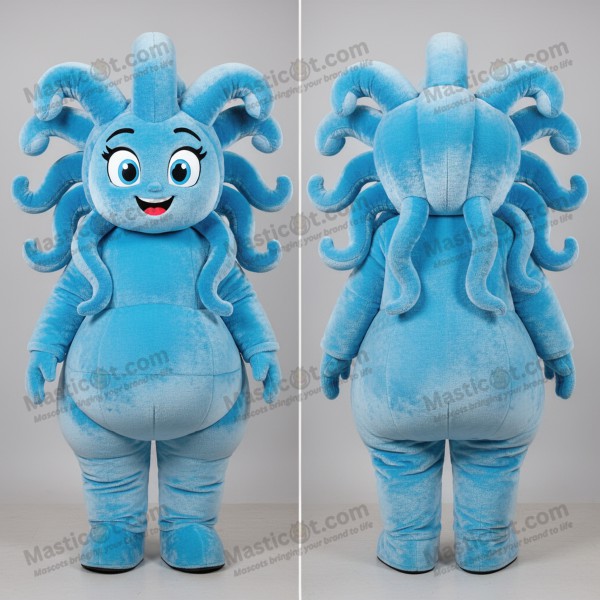 Costume de méduse bleu ciel serpentine - Masticot.com