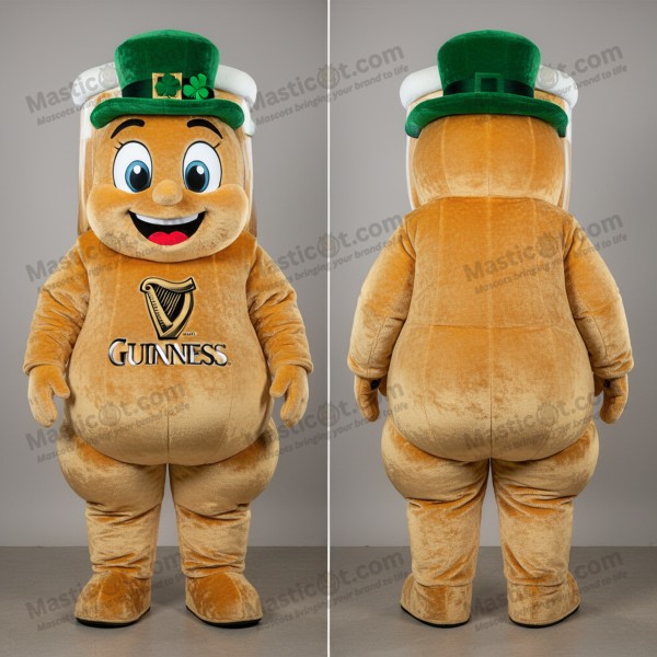 Golden gleaming guinness mascot - Masticot.com