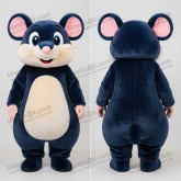 Navy velvety dormouse mascot - Masticot.com