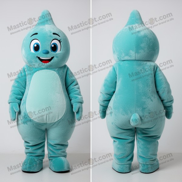 Turquoise Velvety Aglet Mascot - Masticot.com