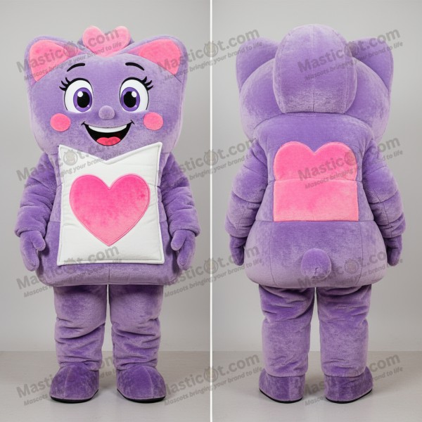 Lavendel liefdesbrief mascotte - Masticot.com
