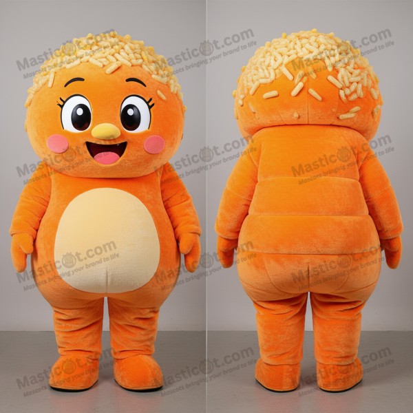 Golden Delicious Cartoon Fried Rice Mascot - Masticot.com