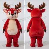 Rich Brown Friendly Deer Mascot - Masticot.com