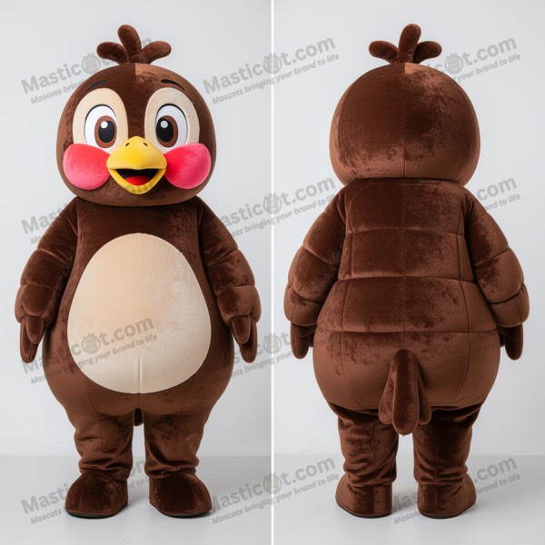 Velvety plump plum mascot - Masticot.com
