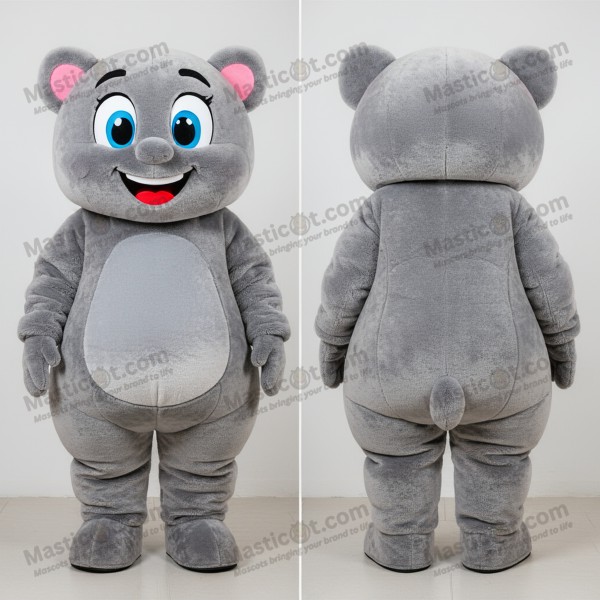 Gray fleece gentle but mascot - Masticot.com