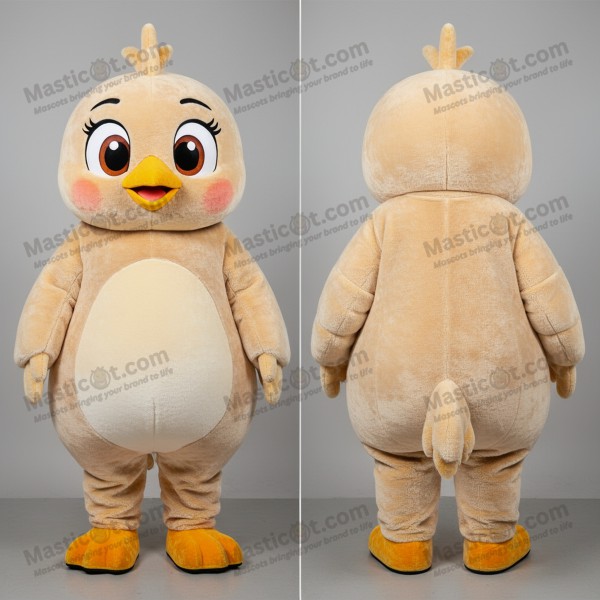 Canari Mascotte Cartoon Beige - Canari - MASTICOT_5409 - Masticot.com