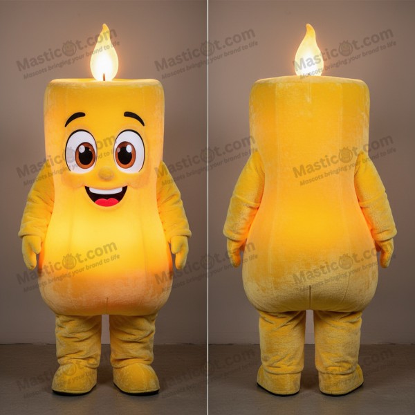 Gullig Fløyelsmyk Flamme Duftlys Mascot - Masticot.com