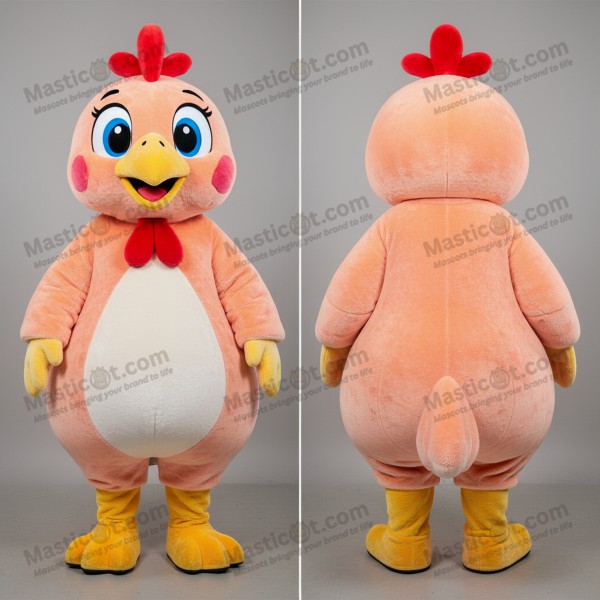 Mascota de Pavo Real Afelpado de Durazno - Masticot.com