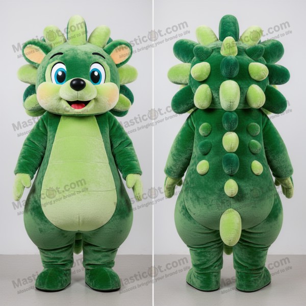 Forest Green Cartoon Porcupine Mascot - Masticot.com