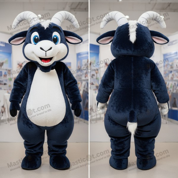 Marine Fløjls-Borgoat Maskot - Masticot.com