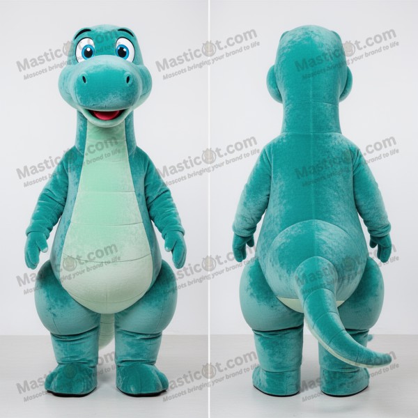 Modrý kartonový maskot Diplodoka - Masticot.com