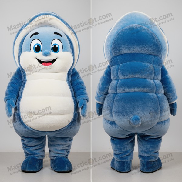 Mascotte Oursin Bleu Marine Padded - Masticot.com