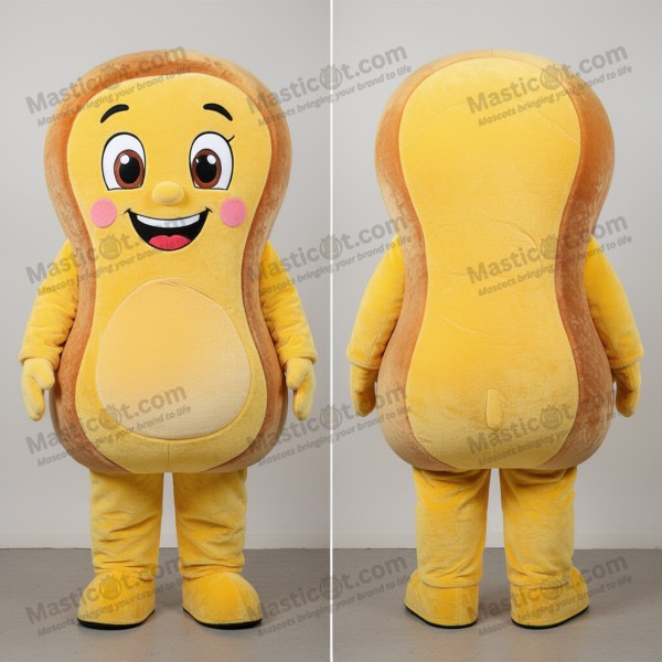 Sunny yellow playful steak mascot - Masticot.com