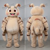 Beige large eyed spider mascot - Masticot.com