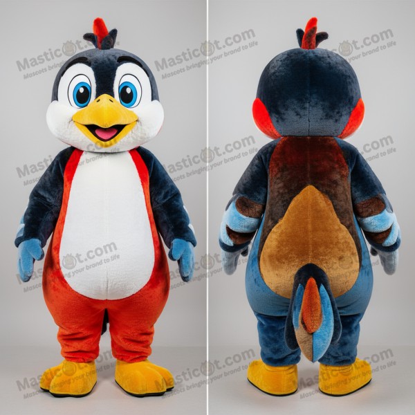 Mascotte en peluche du Pic vert Olive - Masticot.com