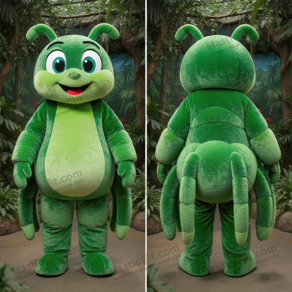 Emerald Velvety Jungle Spider Mascot - Masticot.com