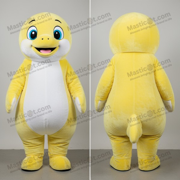 Lemon Gul Cartoon Stellars Søko Mascot - Masticot.com