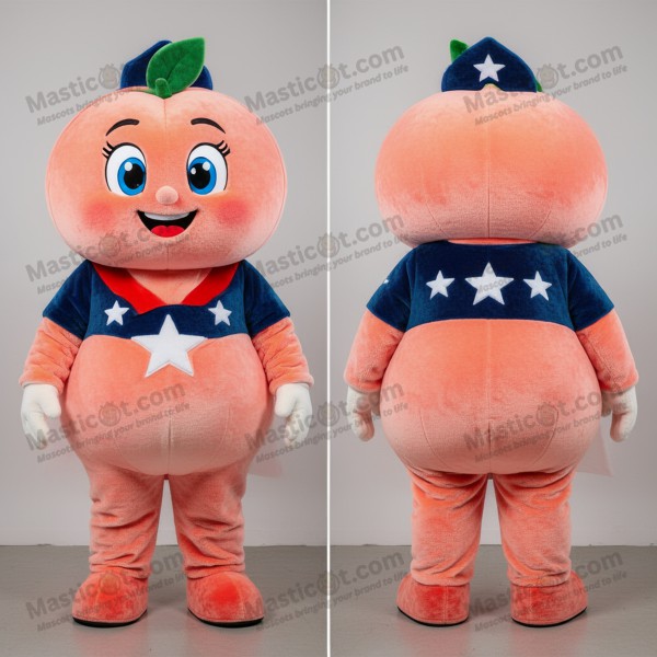 Peach Fluffy Precision Sniper Mascot - Masticot.com