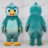 Teal vibrant hawk mascot - Masticot.com