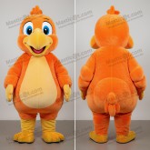 Orange plump dodo bird mascot - Masticot.com