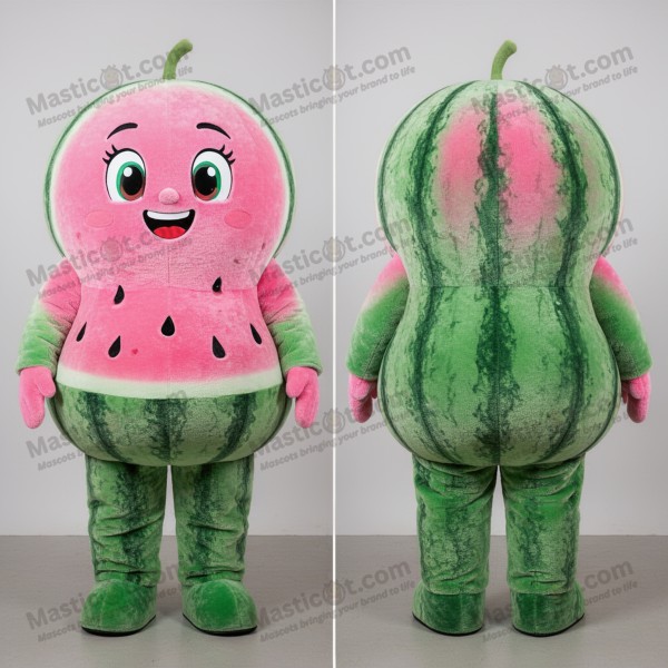 Vibrant juicy watermelon mascot - Masticot.com