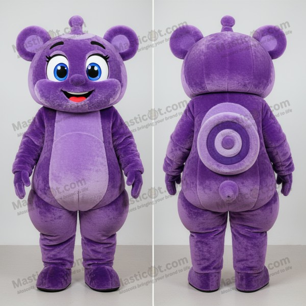 Purple rounded gyro mascot - Gyro - Masticot.com