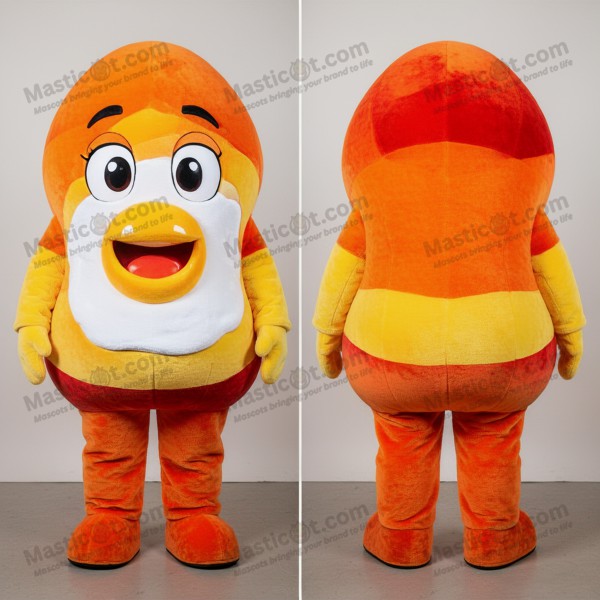 Velvety orange shakshuka mascot - Masticot.com