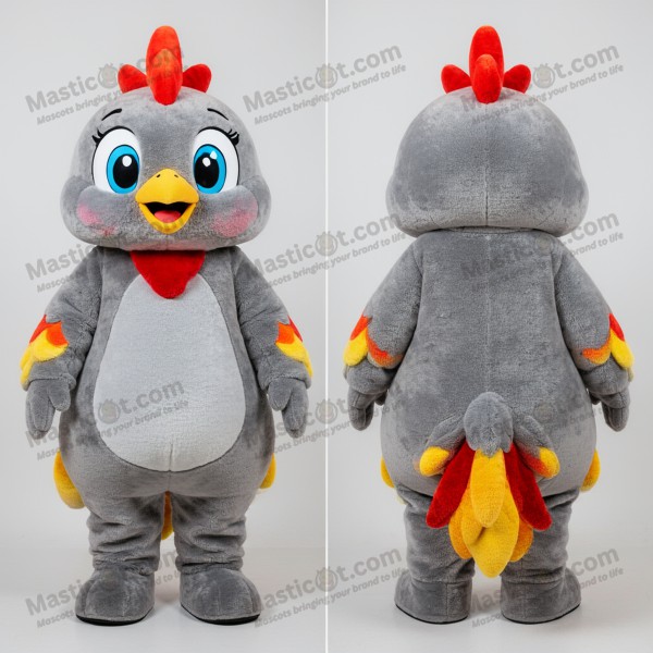 Slate gray velvety pho mascot - Masticot.com