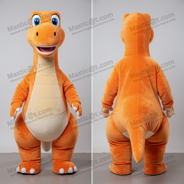 Mascotă blândă de brachiosaurus în nuanță de rugină