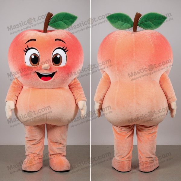 Rosy Velvet Cartoon Apple Mascot - Masticot.com