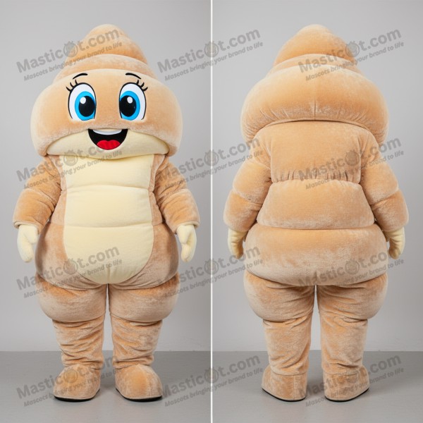 Mascota de Croissant Dorado y Suave - Masticot.com