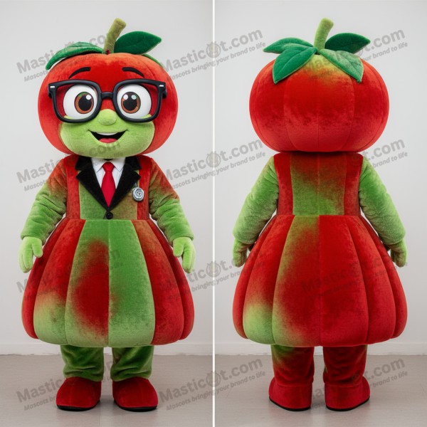 Crimson Velvety Apple Attorney Mascot - Masticot.com