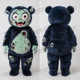 Navy blue mischievous undead mascot - Masticot.com