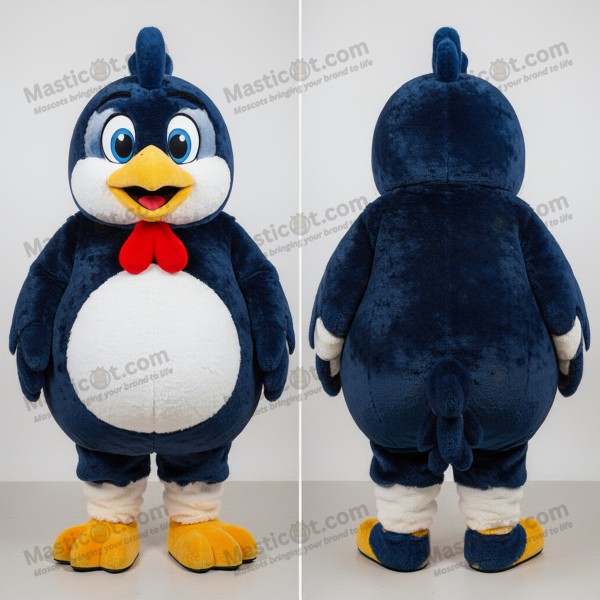 Marinehvit gullhønsemaskot - Masticot.com