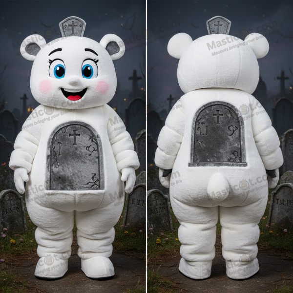 Pale rounded graveyard mascot - Masticot.com