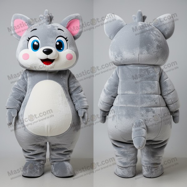 Silvery sleek pho mascot - Masticot.com