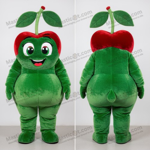 Forest Green Rounded Cherry Mascot - Masticot.com